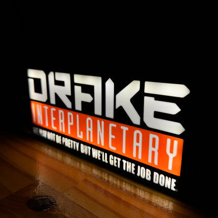 Lampe 3D Drake Interplanetary rouge