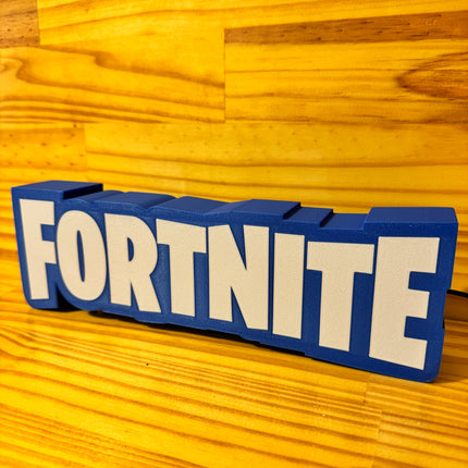 Lampe Fortnite - Lightbox 3D LED | Design Bleu & Blanc | USB