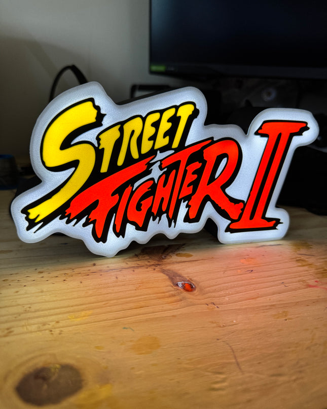 lightbox 3D personnalisable Street Fighter

