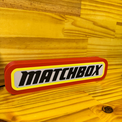 Lampe Matchbox - Lightbox 3D LED | Design Rouge, Noir, Jaune & Blanc | USB