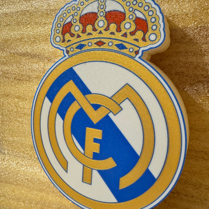 Lampe Real Madrid - Lightbox 3D LED | Design Blanc, Doré, Rouge & Bleu | USB