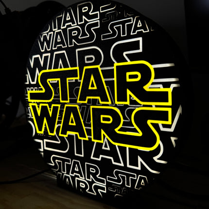 Veilleuse ronde inspirée de Star Wars
