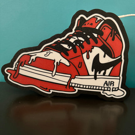 Lampe Air Jordan - Lightbox 3D LED | Design Noir, Rouge & Blanc | USB