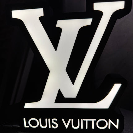 Lampe Louis Vuitton - Lightbox 3D LED | Design Noir & Blanc | USB
