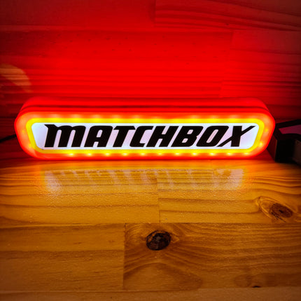 Lampe Matchbox - Lightbox 3D LED | Design Rouge, Noir, Jaune & Blanc | USB