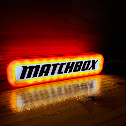 Lampe Matchbox - Lightbox 3D LED | Design Rouge, Noir, Jaune & Blanc | USB