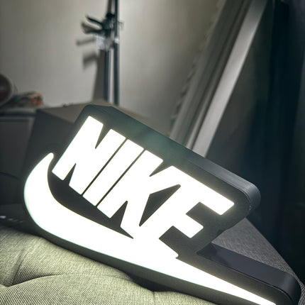 Lampe Nike - Lightbox 3D LED | Design Noir & Blanc | USB