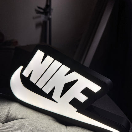 Lampe Nike - Lightbox 3D LED | Design Noir & Blanc | USB