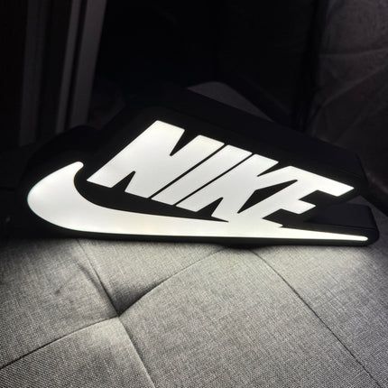 Lampe Nike - Lightbox 3D LED | Design Noir & Blanc | USB