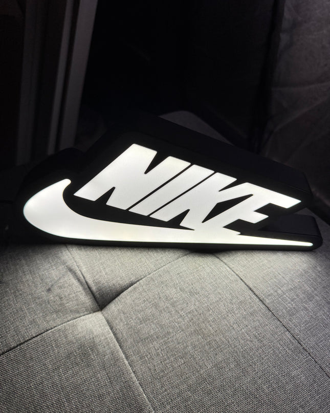Lampe Nike - Lightbox 3D LED | Design Noir & Blanc | USB