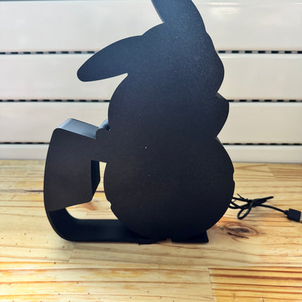 Lampe Pikachu Pokéball - Lightbox 3D LED | Design Noir, Rouge, Blanc & Jaune | USB