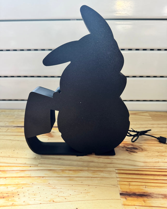 Lampe Pikachu Pokéball - Lightbox 3D LED | Design Noir, Rouge, Blanc & Jaune | USB