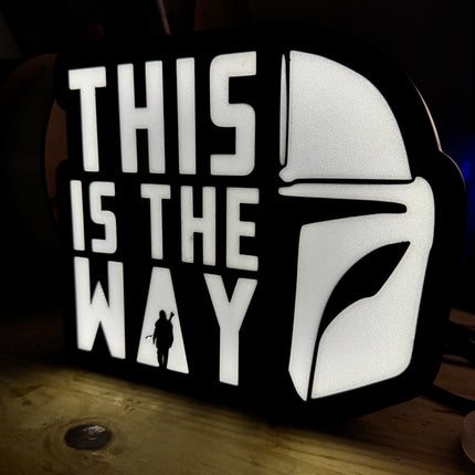 Veilleuse inspirée de The Mandalorian
