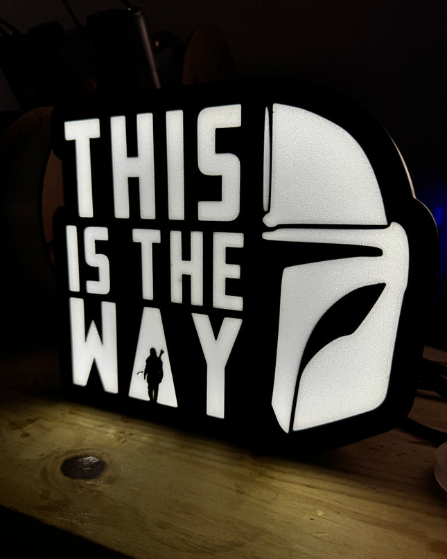 Veilleuse inspirée de The Mandalorian
