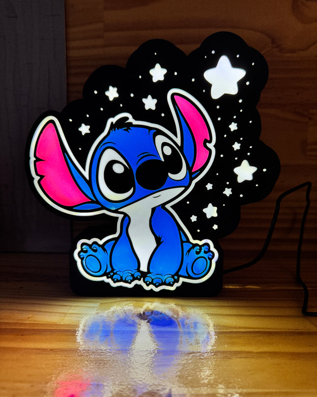 Décoration murale étoilée Stitch

