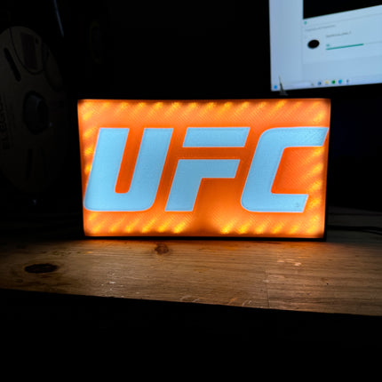 Lampe style combat MMA noir
