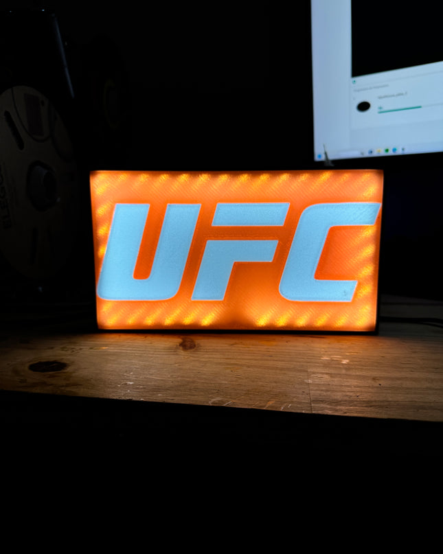 Lampe style combat MMA noir

