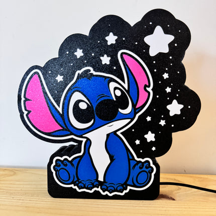 Lampe USB décor étoilé Stitch
