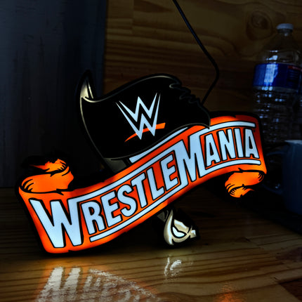 Lampe déco pour fan de WWE
