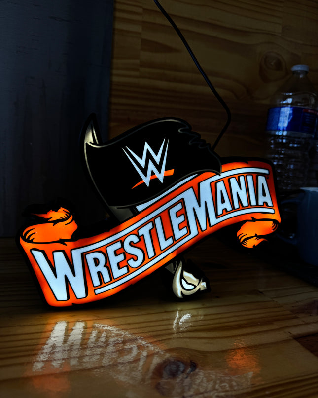 Lampe déco pour fan de WWE
