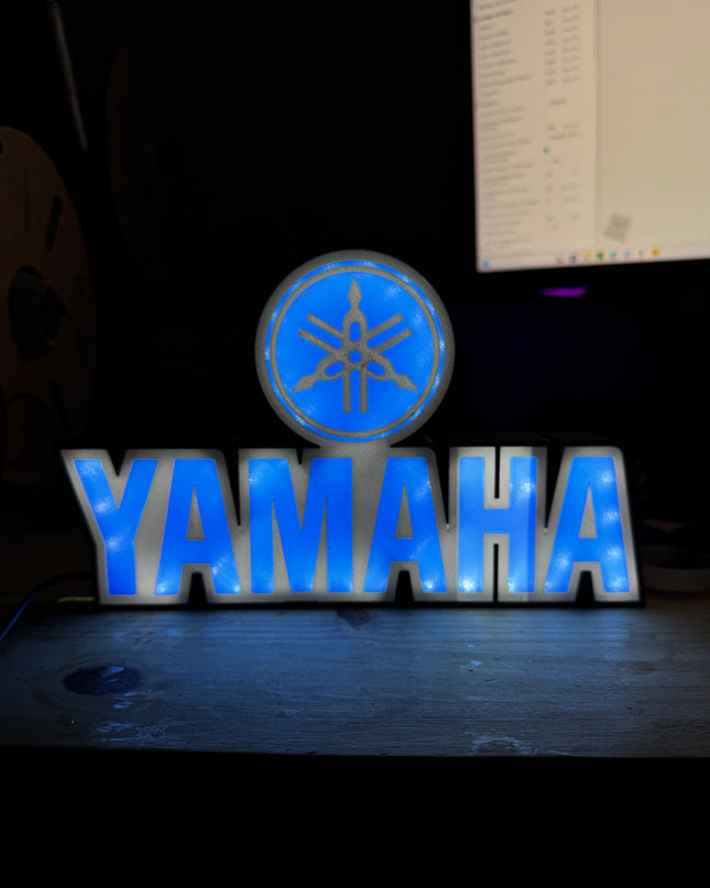 Lampe déco garage Yamaha
