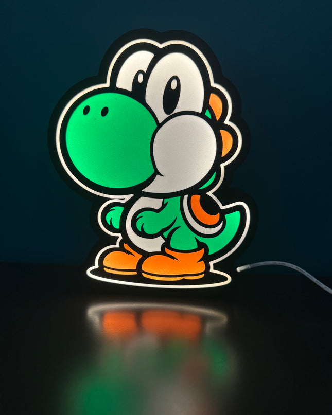 Lampe LED Yoshi fond noir
