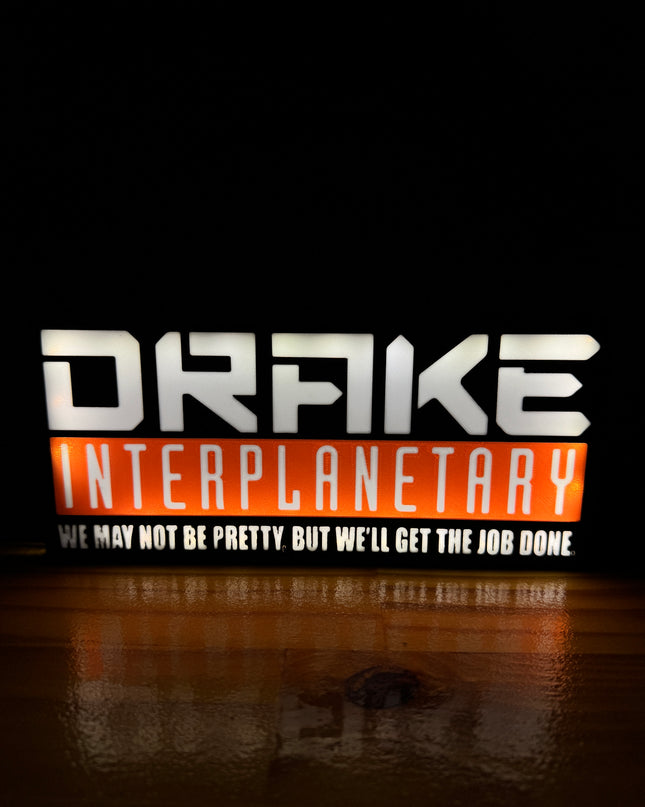 Lightbox LED inspirée de Star Citizen