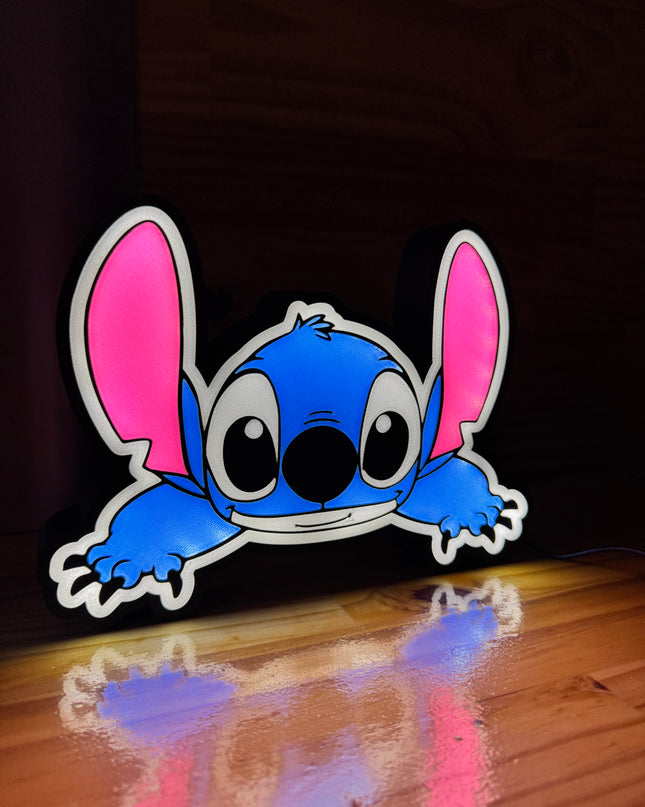 Lampe USB Stitch fond noir
