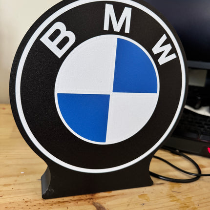 lightbox 3D aux couleurs de BMW
