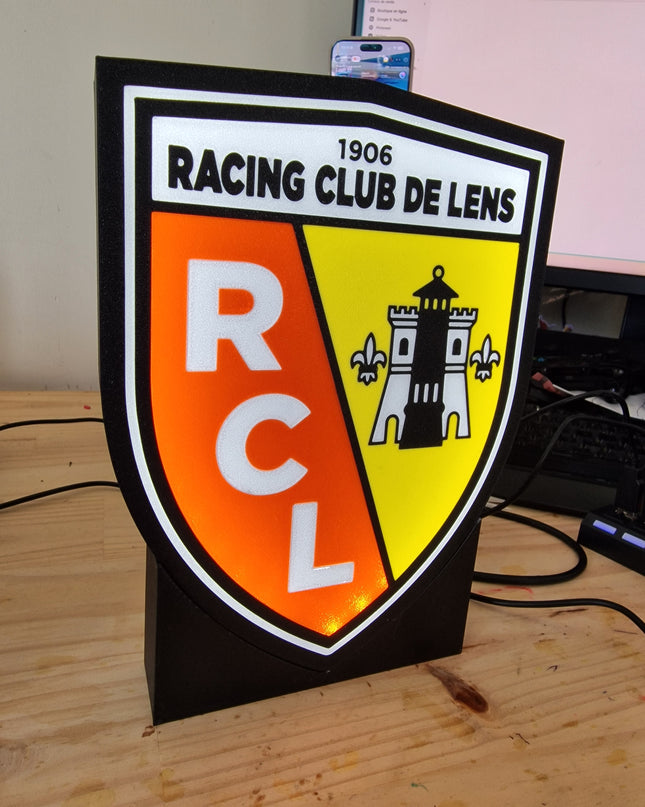 décoration murale thème football Racing Club de Lens
