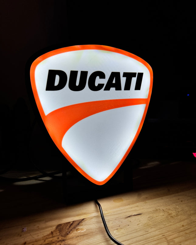 Décoration garage moto Ducati
