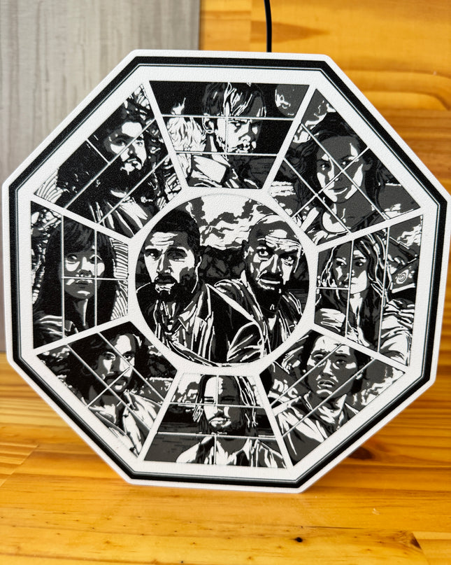 illustration de personnages Lost
