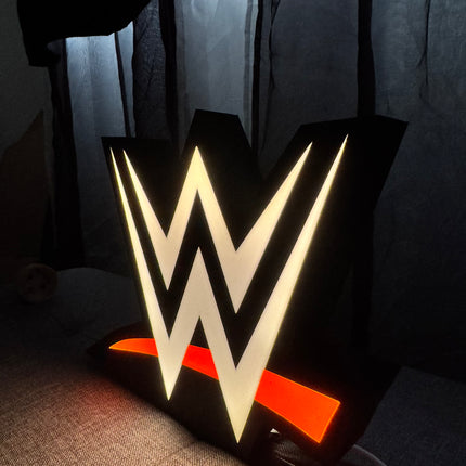 Objet lumineux logo WWE
