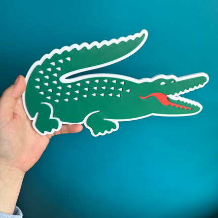 Plaque crocodile 3D impression 3D de haute qualité.

