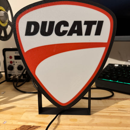 Objet lumineux style motard
