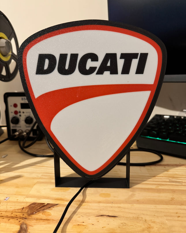 Objet lumineux style motard
