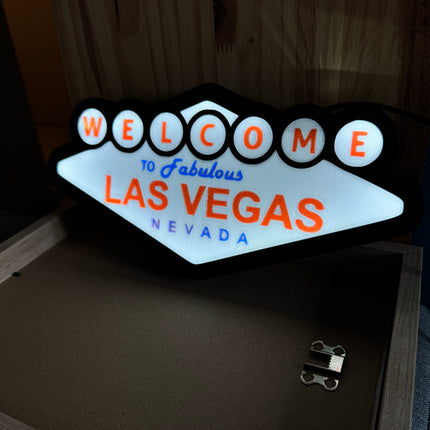 Panneau lumineux Las Vegas en lampe
