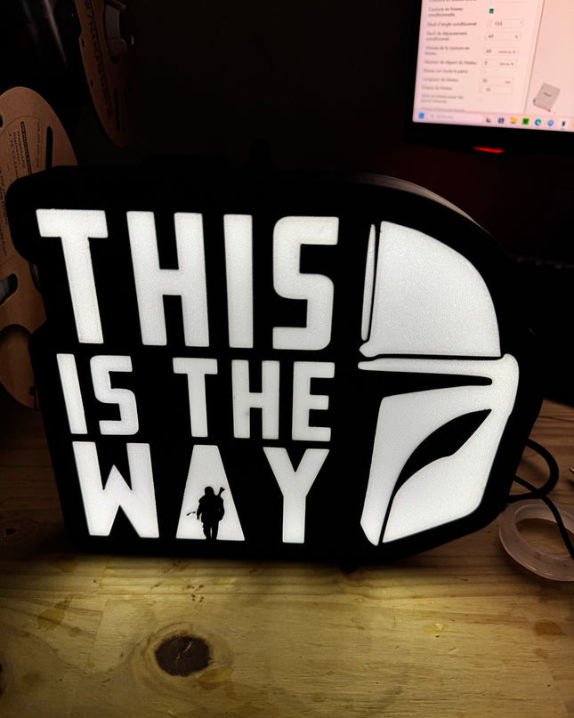 Lampe pour setup gaming galactique
