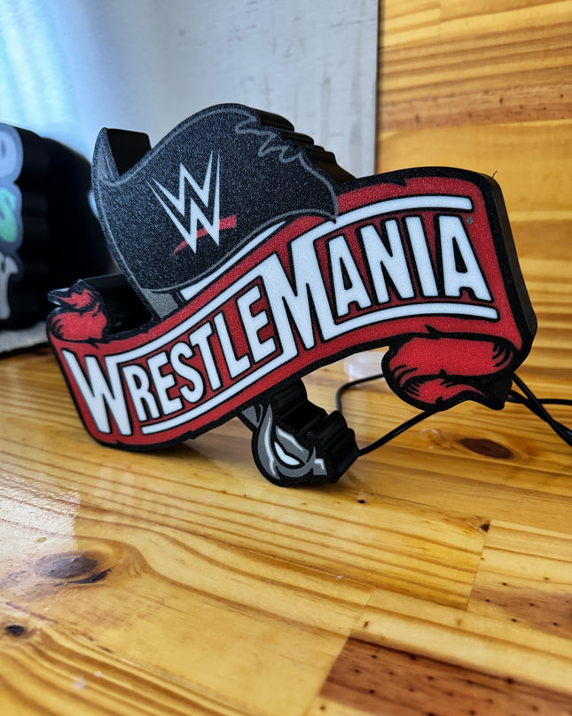 Veilleuse personnalisée WWE
